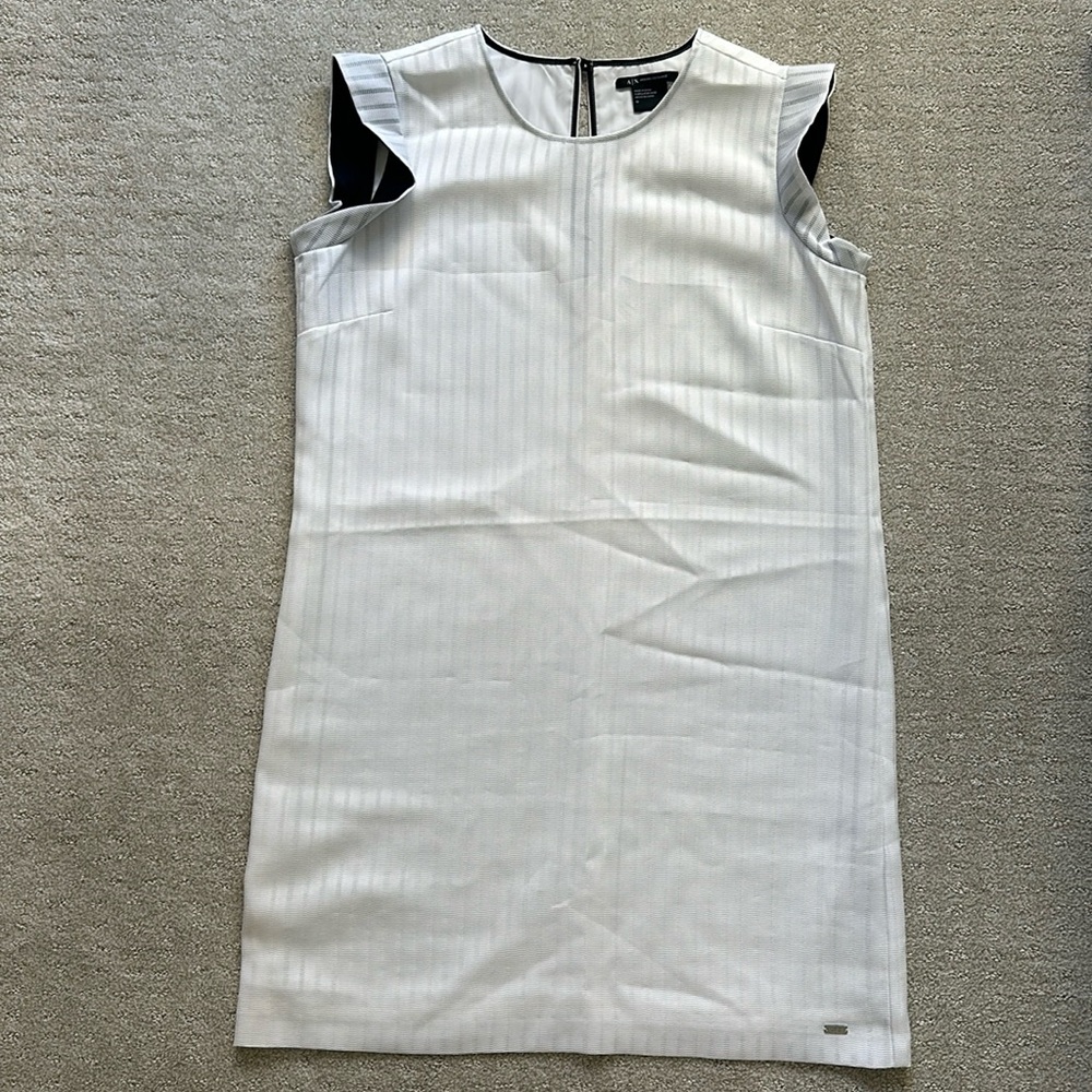 Armani Exchange - White Shift Dress